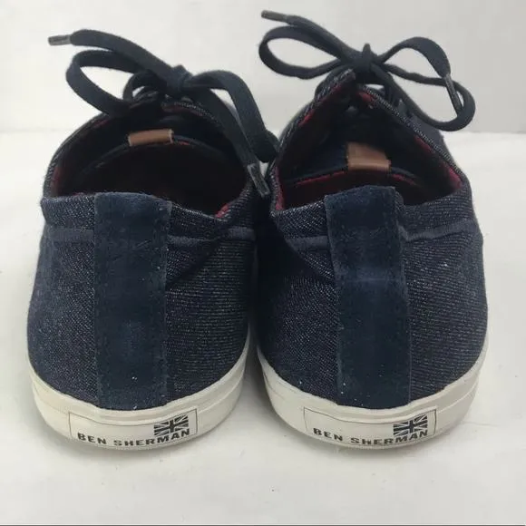 Ben Sherman Ron Update Fashion Sneakers Navy Sz 10