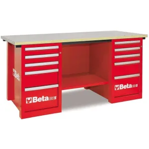 Beta Tools C57S/C-R-MASTERCARGO WORKBENCH RED