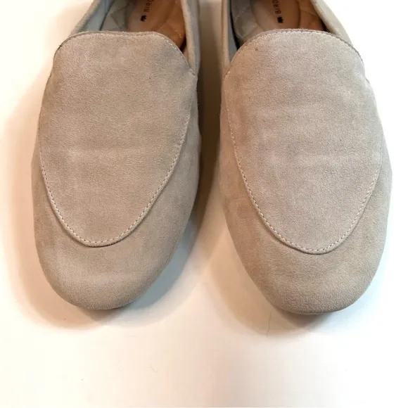 Birdies The Vesper Suede Loafers Stone Gray Size 9