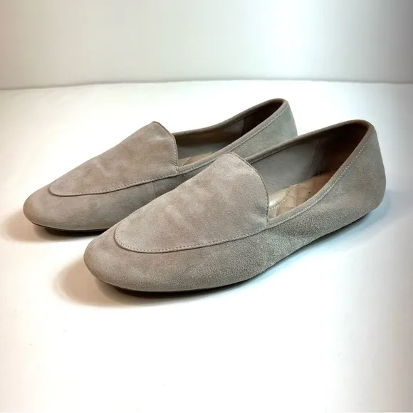 Birdies The Vesper Suede Loafers Stone Gray Size 9