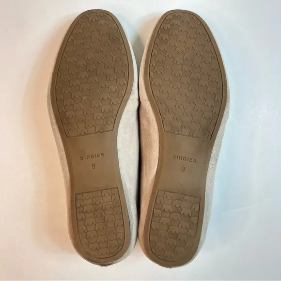 Birdies The Vesper Suede Loafers Stone Gray Size 9