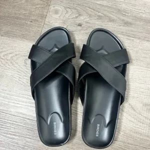 Birdies Women's Black Slide Sandals Sz 9