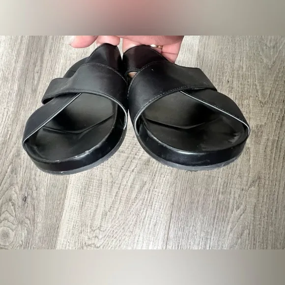 Birdies Women's Black Slide Sandals Sz 9