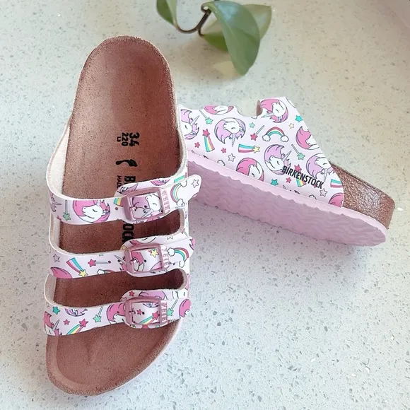 Birkenstock Florida Unicorn Pink Sandals Slides