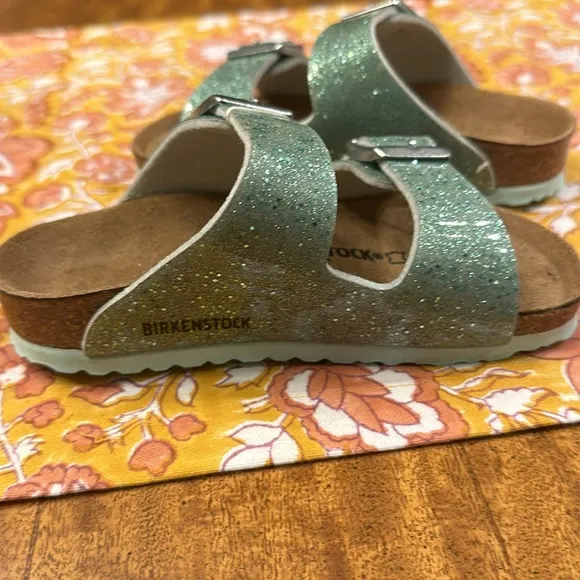 BIRKENSTOCK kids Cosmic Sparkle Mineral Double Strap Sandals