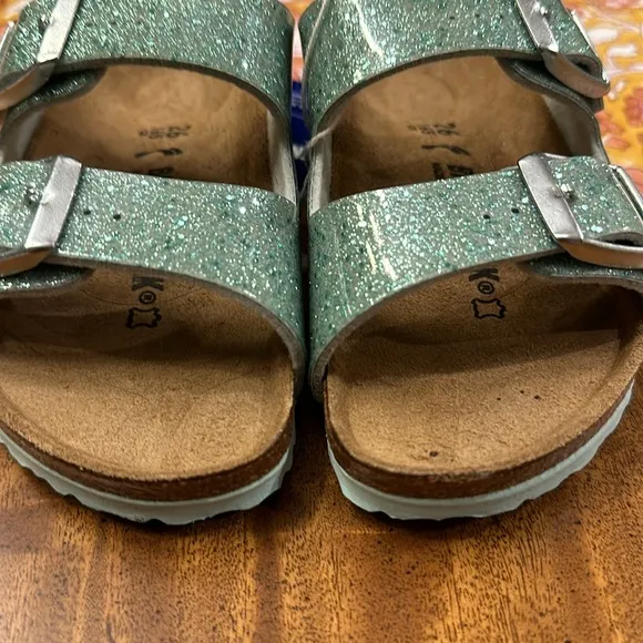 BIRKENSTOCK kids Cosmic Sparkle Mineral Double Strap Sandals