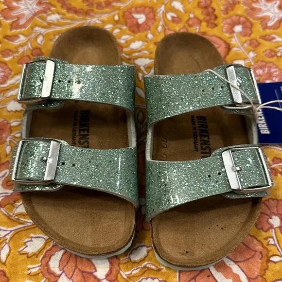 BIRKENSTOCK kids Cosmic Sparkle Mineral Double Strap Sandals