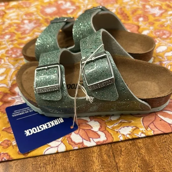 BIRKENSTOCK kids Cosmic Sparkle Mineral Double Strap Sandals