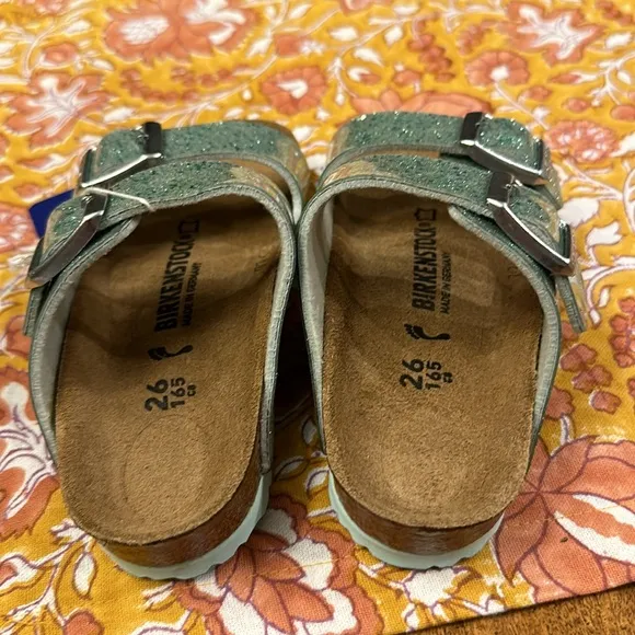 BIRKENSTOCK kids Cosmic Sparkle Mineral Double Strap Sandals