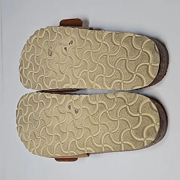 Birkenstock Madrid Big Buckle Sandal Shoe Slides Oiled Nubuck Leather Cognac 36