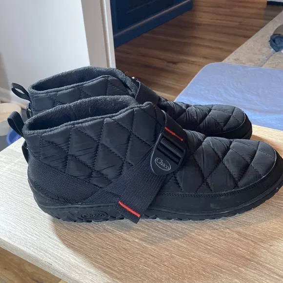 black Chaco Ramble Puff ankle boots