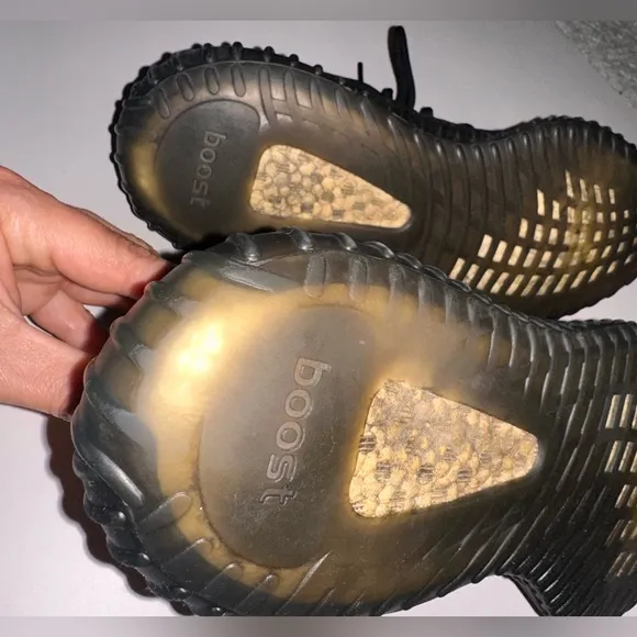 Black Yeezy Sneakers US 9 1/2 SIZE