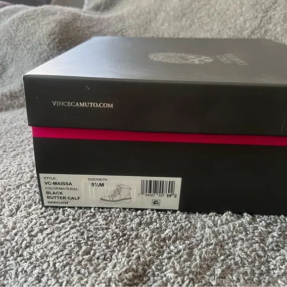 BNIB Vince Camuto Maissa Quilted Leather Combat Boots
