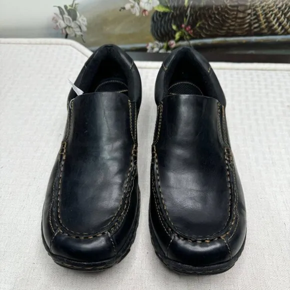 Boc Born Børn Concept Men Shoes Black 10 Leather Eric Slip On Comfort Loafers