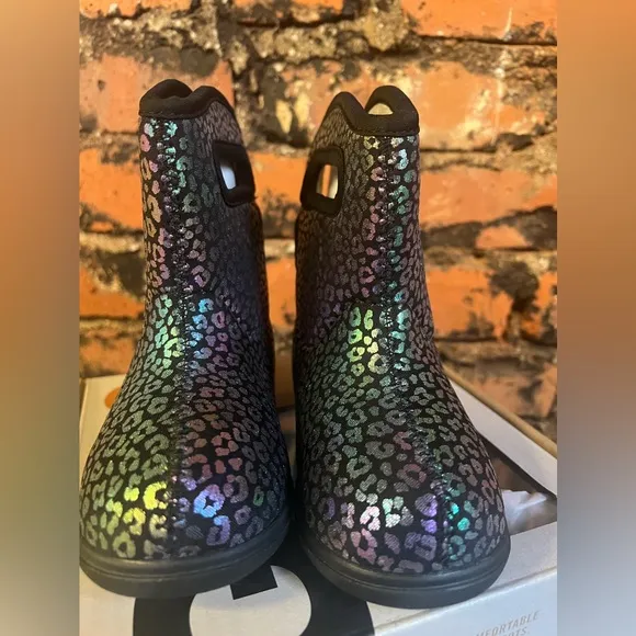 BOGS Baby II Rainbow Leopard All Weather Boots Size:8 NIB