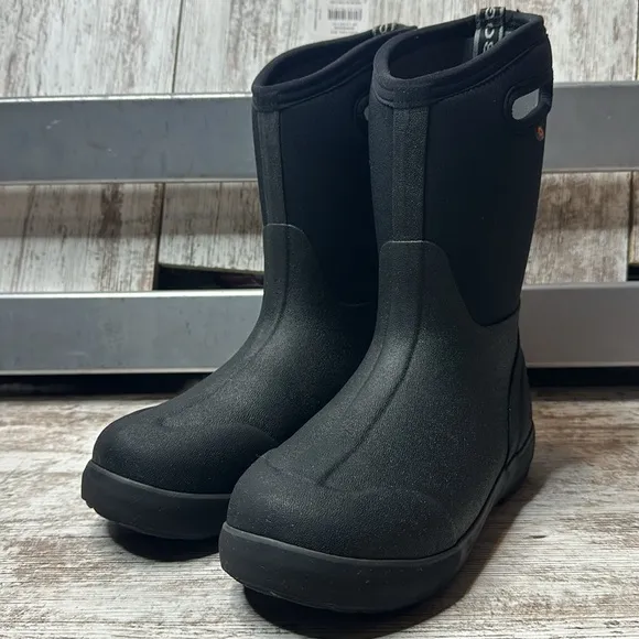 BOGS Boots Classic II High WD Black Youth 6 Unisex