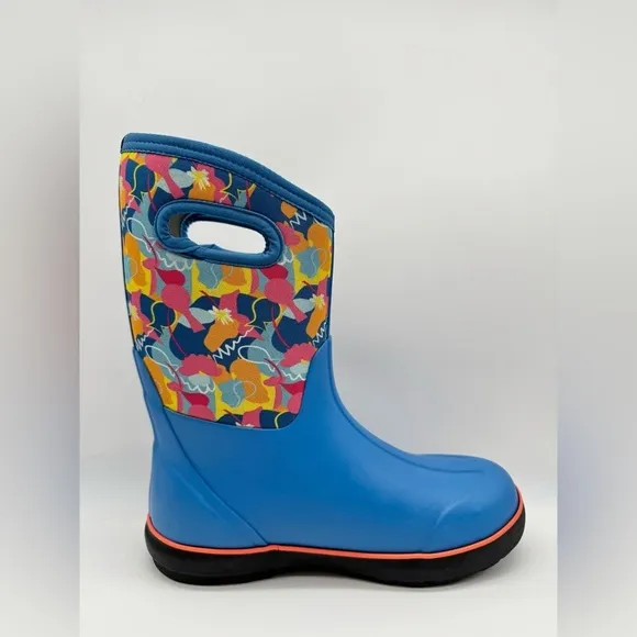 Bogs Girls Classic ll Joyful Floral Waterproof &amp; Weather Resistant | Size 7