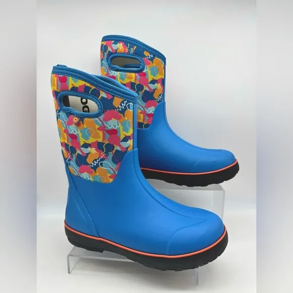 Bogs Girls Classic ll Joyful Floral Waterproof &amp; Weather Resistant | Size 7