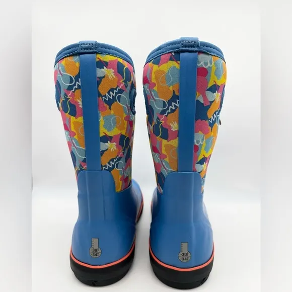 Bogs Girls Classic ll Joyful Floral Waterproof &amp; Weather Resistant | Size 7