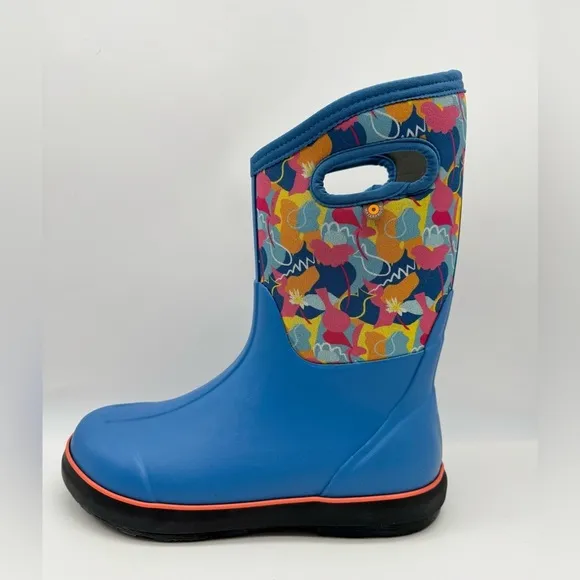 Bogs Girls Classic ll Joyful Floral Waterproof &amp; Weather Resistant | Size 7