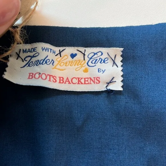 Boots Backens - patriotic quilted vest, red/blue/tan