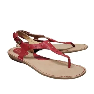Born B.O.C Womens T strap Flats Sandals Shoes sz 10