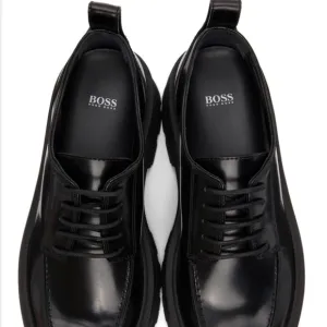 Boss Black Leather Loafers