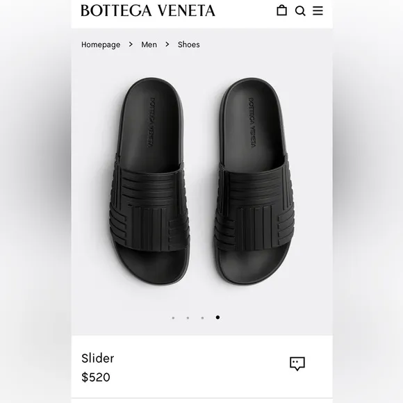 Bottega Veneta Slide size Us 11