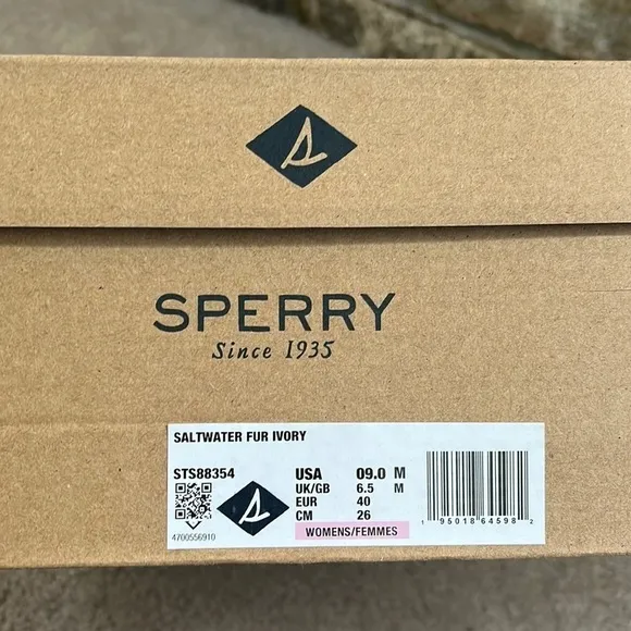 Brand New Sperry Saltwater Faux Fur Ivory Quilt Stitch Duck Boots Waterproof