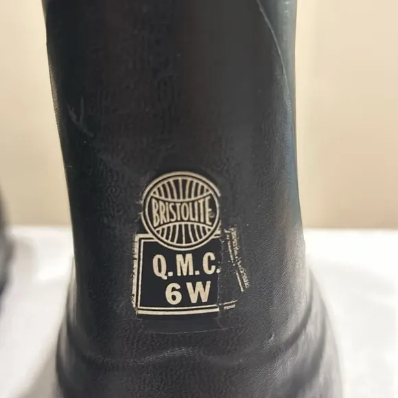 Bristolite QMC unisex EXTREME COLD WEATHER lace up rubber BOOTS size 6W(M) 8W(W)