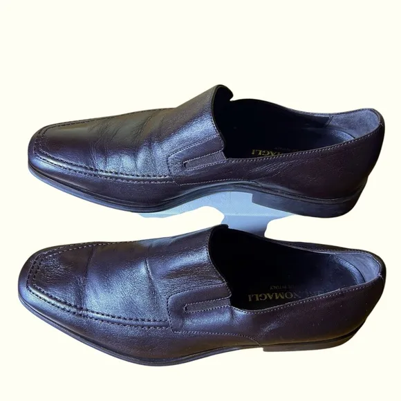 Bruno Magli Raging Brown Men’s Leather Loafer RAGING1 Size 9.5. Made in Italy