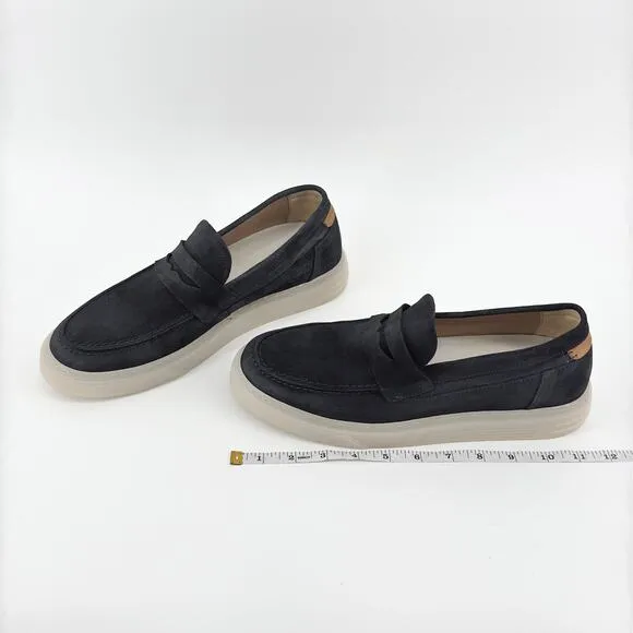 Bull Boxer Men’s Size 10 Navy Suede Loafers Handmade in Portugal Euro Size 43