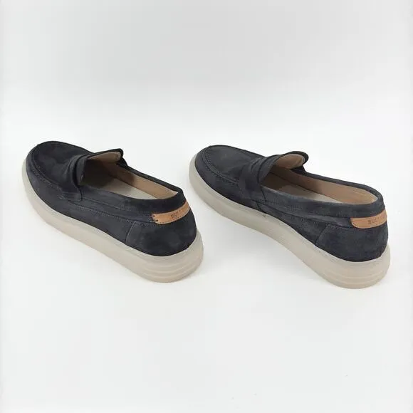 Bull Boxer Men’s Size 10 Navy Suede Loafers Handmade in Portugal Euro Size 43