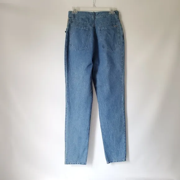 Cach'e Vintage Indian Head Gold Buttons Jeans Sz 8