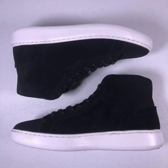CALVIN Klein Frey Suede High Top Fashion Sneakers