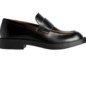CAMPERLAB MIL 1978 Black  leather loafers with rubber outsoles..Size EUR 40/US 9