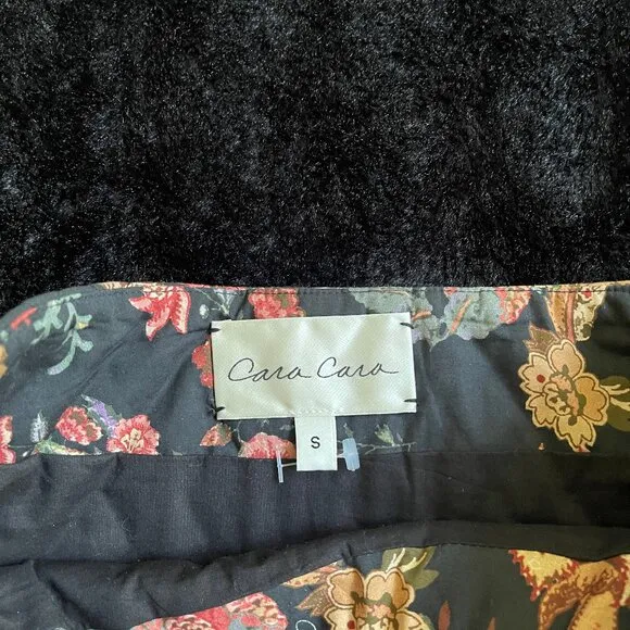 Cara Cara Floral Quilted Skirt in Size Small