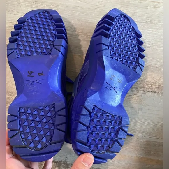Cardie B purple sneakers 7.5