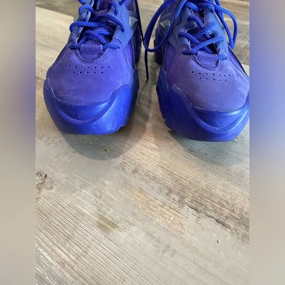 Cardie B purple sneakers 7.5