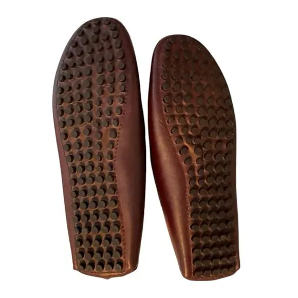 Carlos by Carlos Santana Ritchie Penny Loafer Burgundy Leather Slip-On 9.5