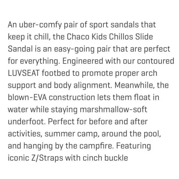 Chaco Chillos Sandal Slides Children’s Dark Tie Dye Size 2 New