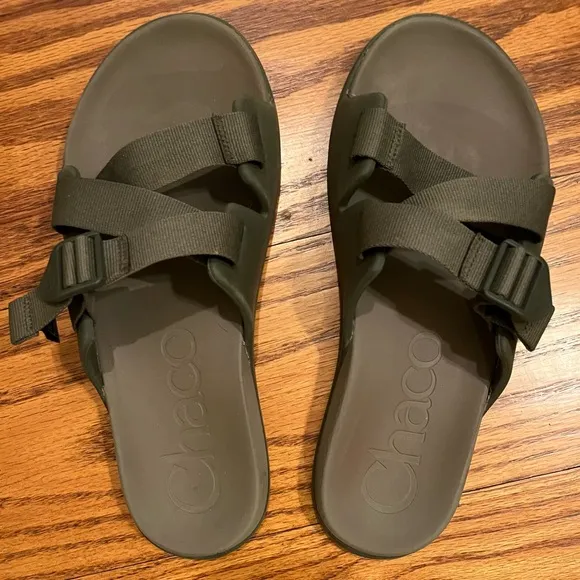 Chaco Sport Slide, Green
