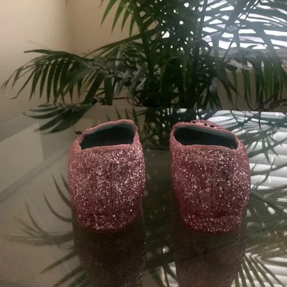 CHIARA FERRAGNI FLIRTING PINK GLITTER LOAFERS