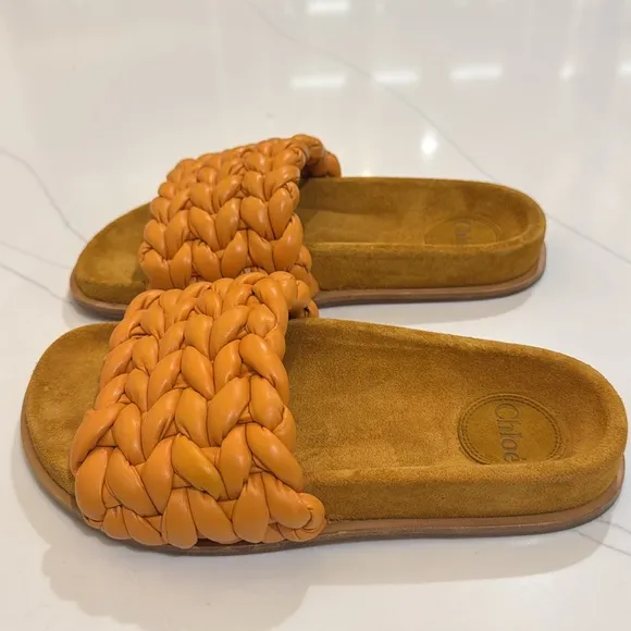 Chloe Kacey Braided Slide 37 NEW