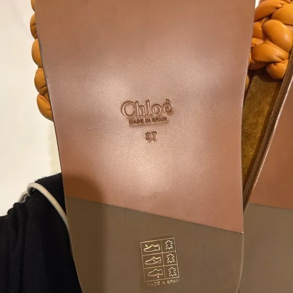 Chloe Kacey Braided Slide 37 NEW