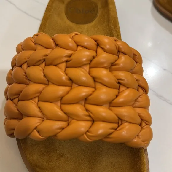 Chloe Kacey Braided Slide 37 NEW