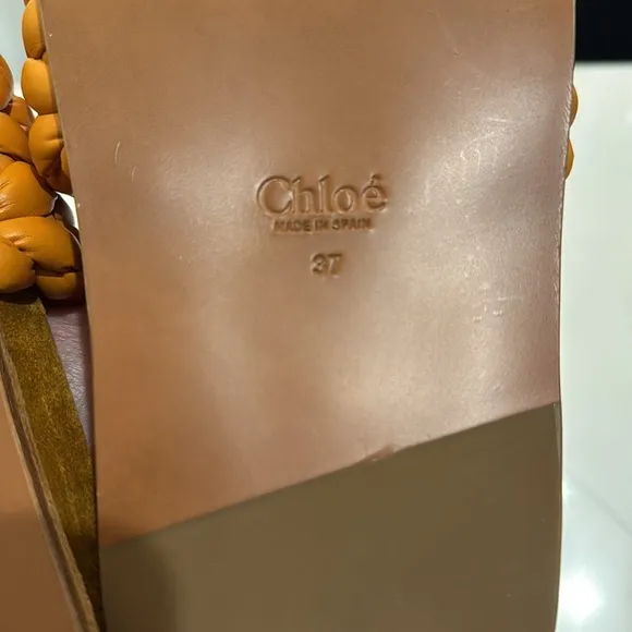 Chloe Kacey Braided Slide 37 NEW