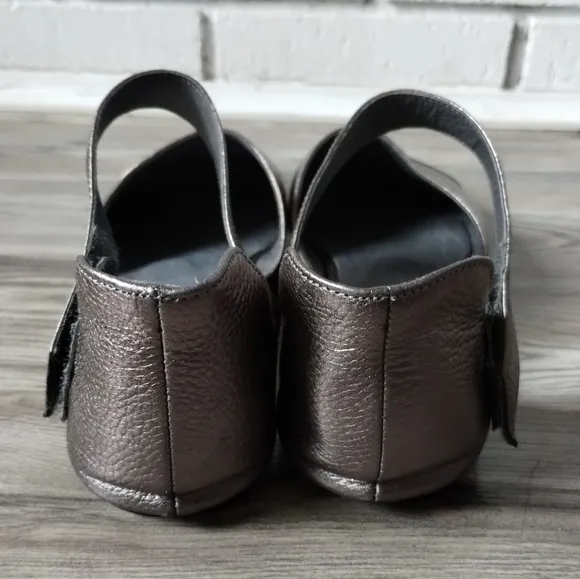 Chocolat Blu Gaia Pointy Toe Flats Metallic Women's Size 7
