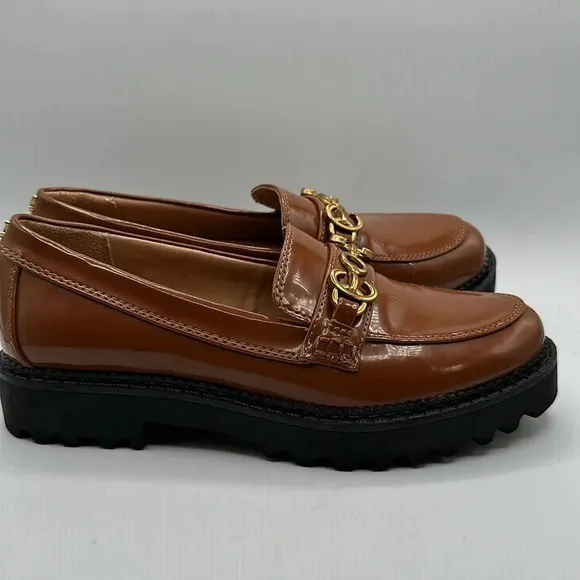 Circus NY by Sam Edelman Women Medium Deana Lug Bit Loafers, Dark Mocha