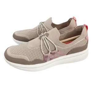 Clarks Cloudsteppers Ezera Run Slip On Comfort Loafer Sneakers Taupe Size US 8